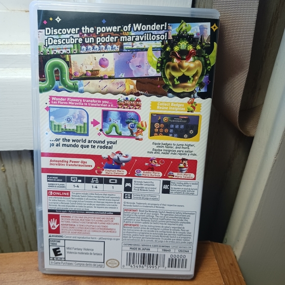 Super Mario Bros. Wonder - Nintendo Switch Game - Picture 2 of 4